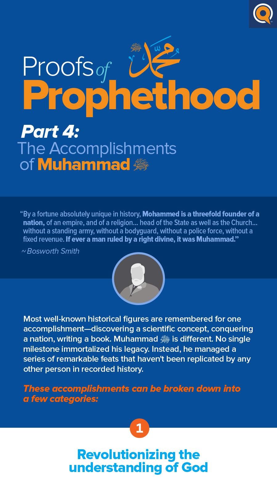 The Accomplishments of the Prophet Muhammad